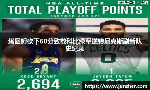 塔图姆砍下60分致敬科比绿军逆转尼克斯刷新队史纪录